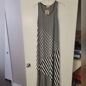 Striped maxi dress